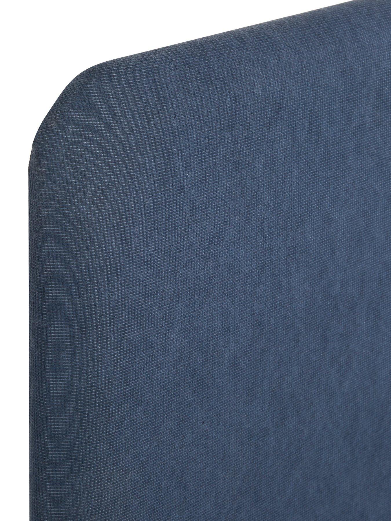  image of airsprung-teddy-storage-divan-set-with-headboard-and-extra-bouncenbspmattress-blue
