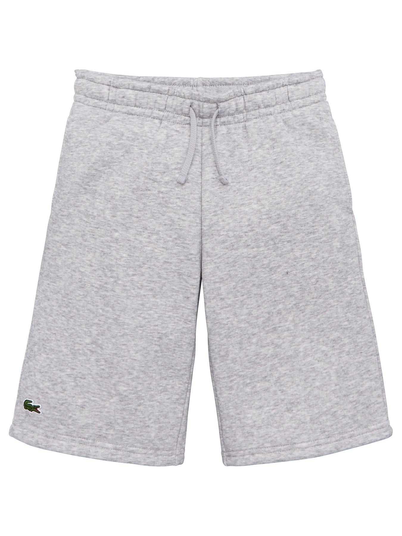 lacoste jersey shorts grey