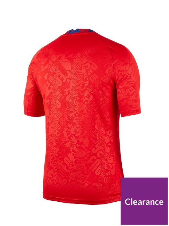 stillFront image of nike-england-pre-match-training-top-red