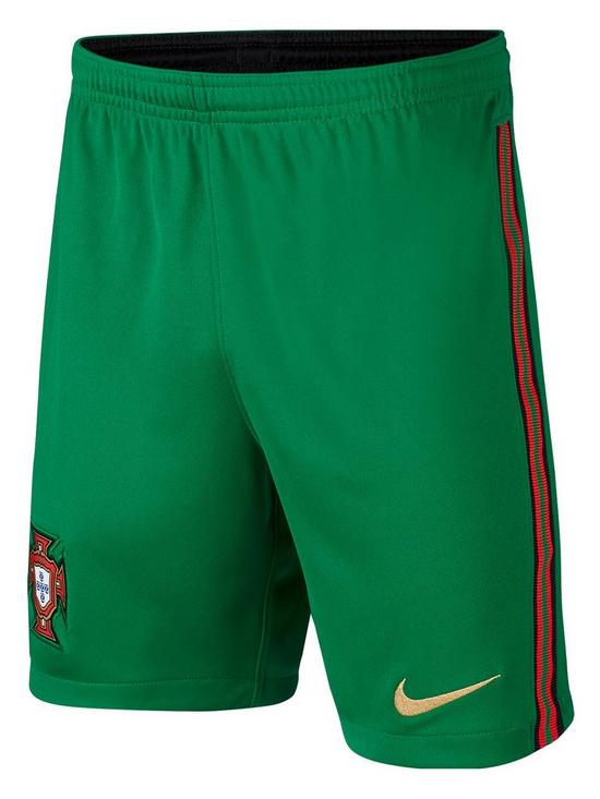 front image of nike-youth-portugal-home-2020-short