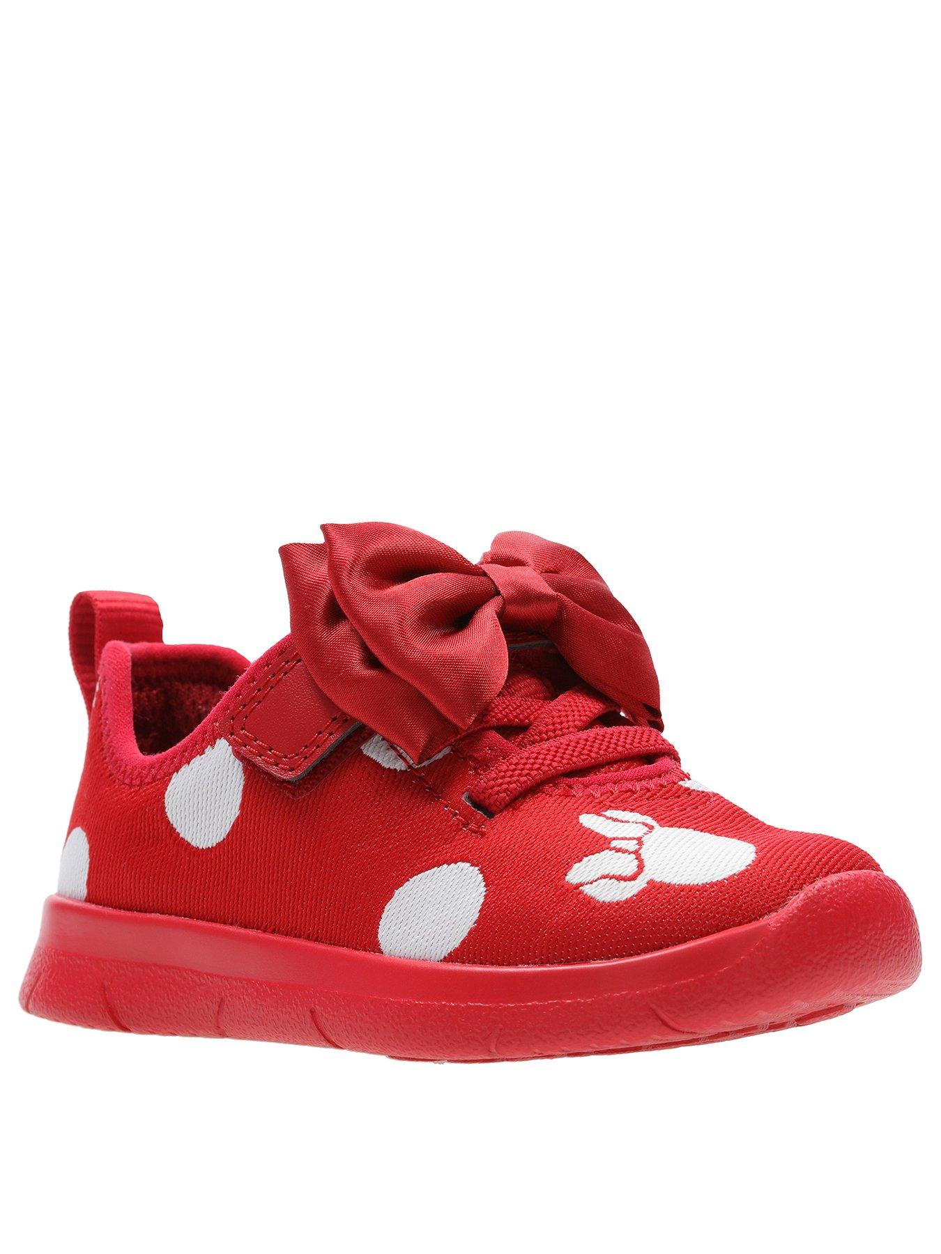 clarks minnie mouse trainers