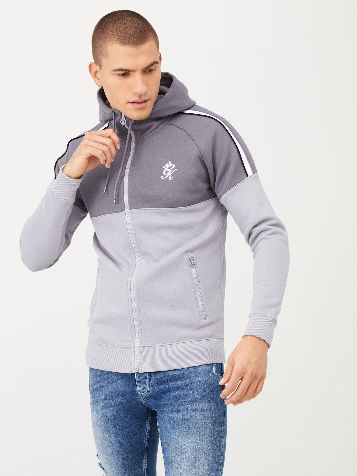 grey gym king hoodie