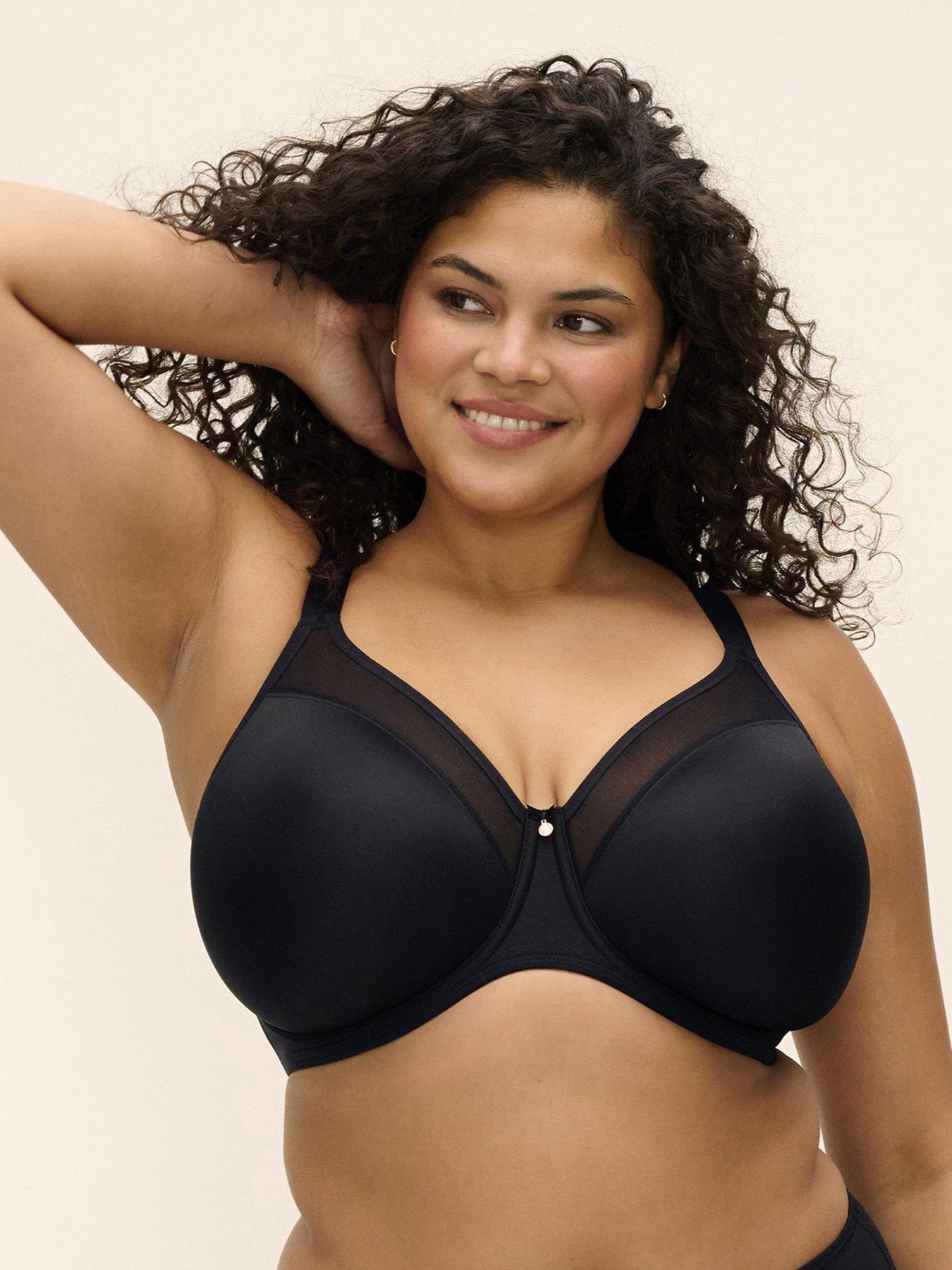 Image 1 of 3 of Elomi Smooth Underwired Moulded Bra - Black