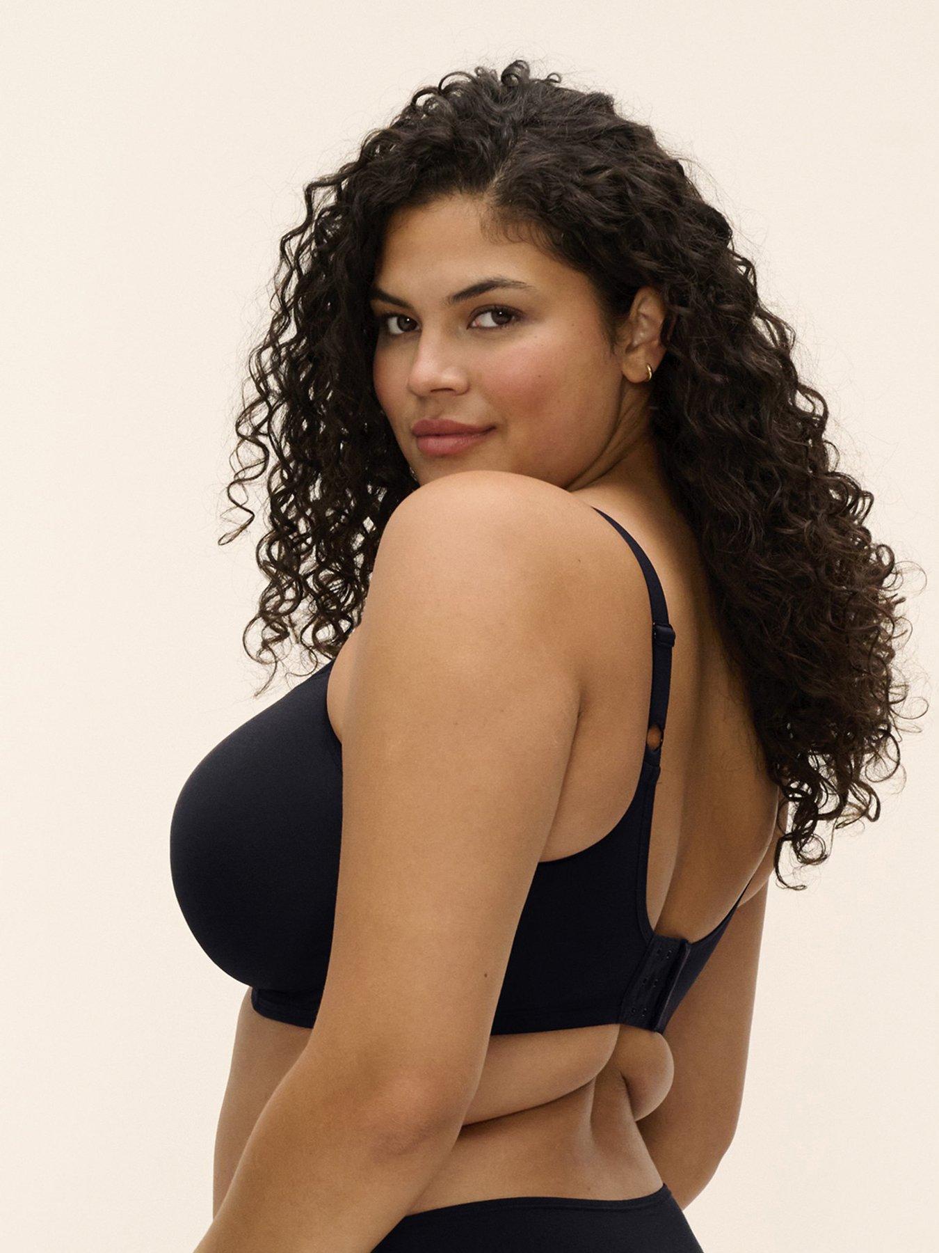 Image 2 of 3 of Elomi Smooth Underwired Moulded Bra - Black