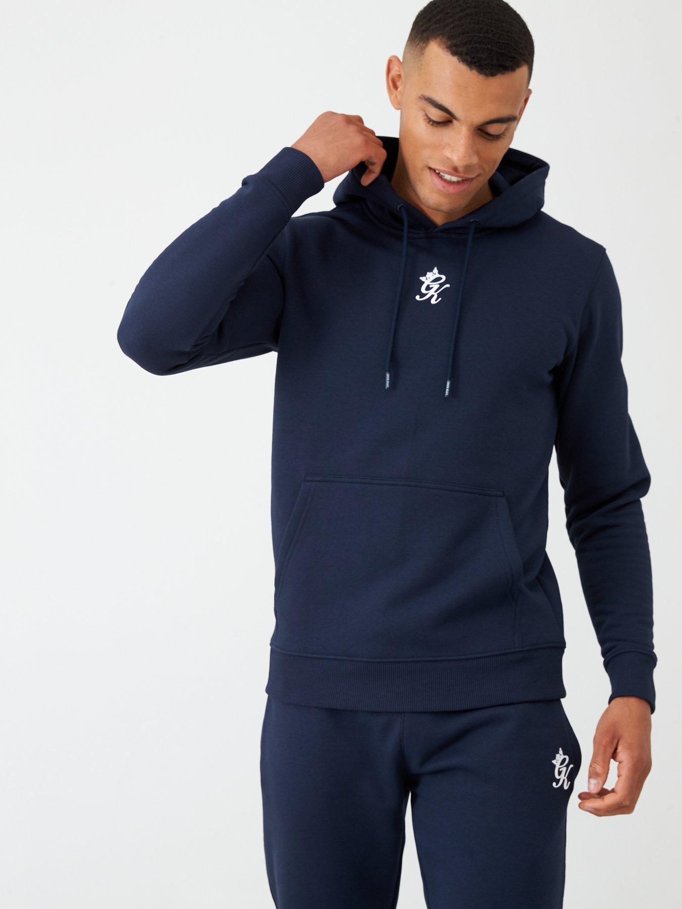 navy blue gym king tracksuit