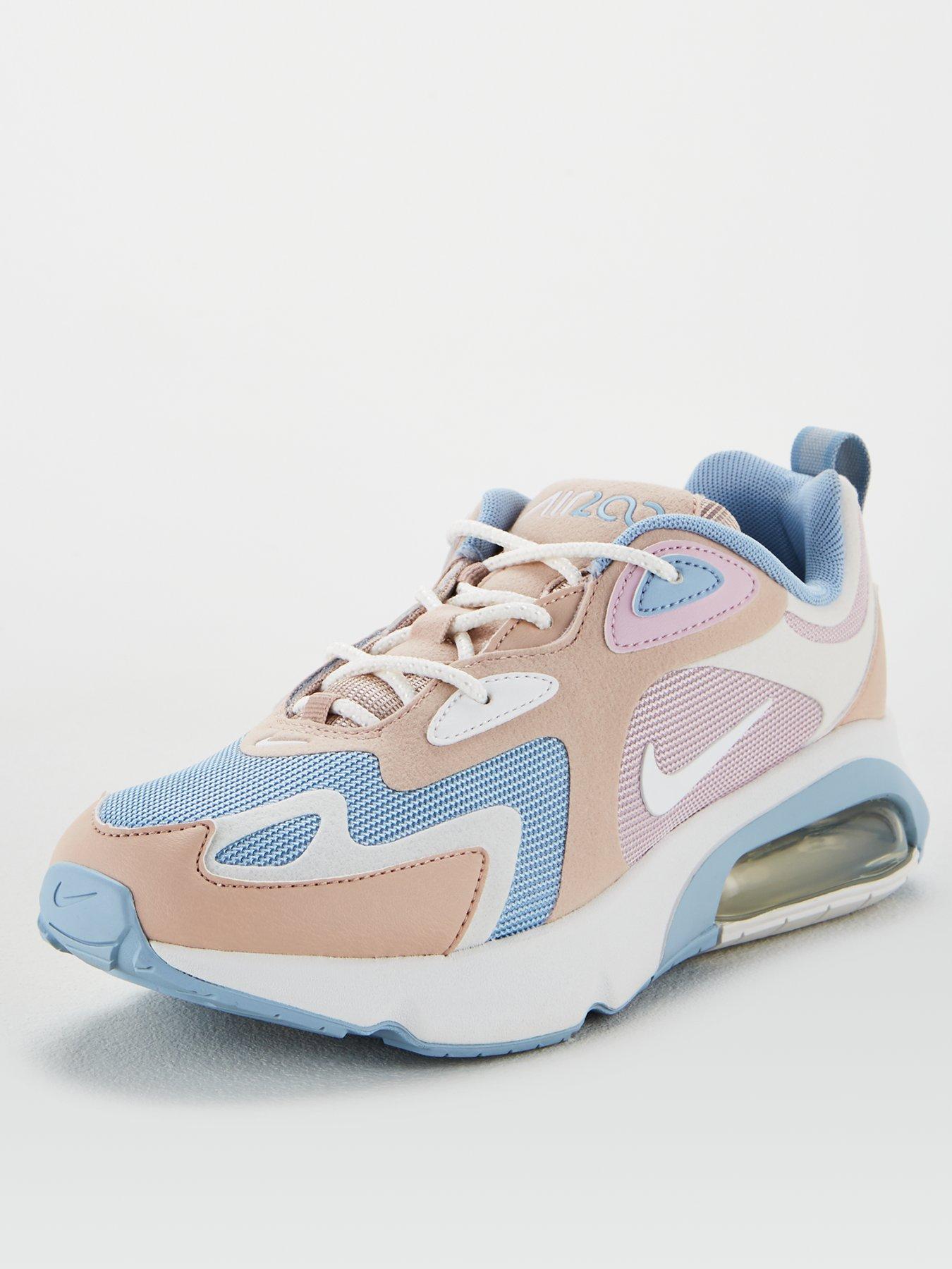 nike air max 200 pink and blue