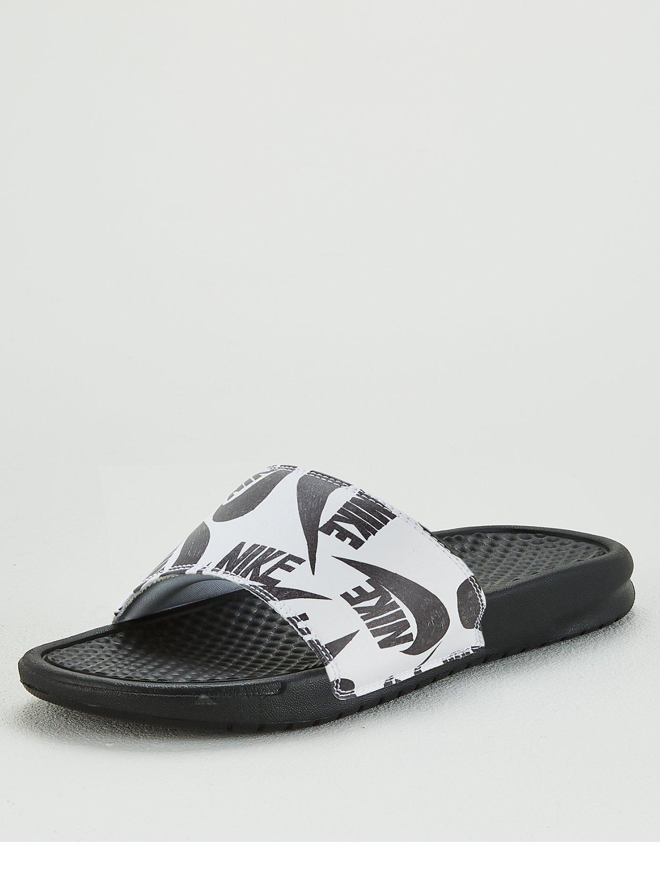 black just do it slides