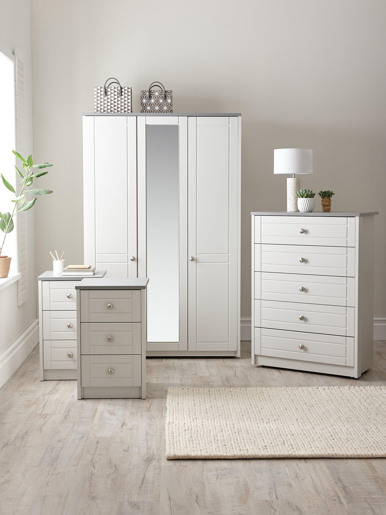 one-call-alderley-part-assembled-4-piece-package-3-door-mirrored-wardrobe-chest-of-5-drawers-and-2-bedside-chests
