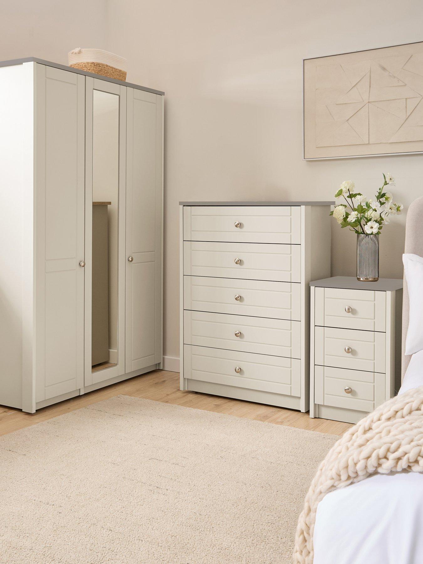one-call-alderley-part-assembled-4-piece-package-3-door-mirrored-wardrobe-chest-of-5-drawers-and-2-bedside-chests
