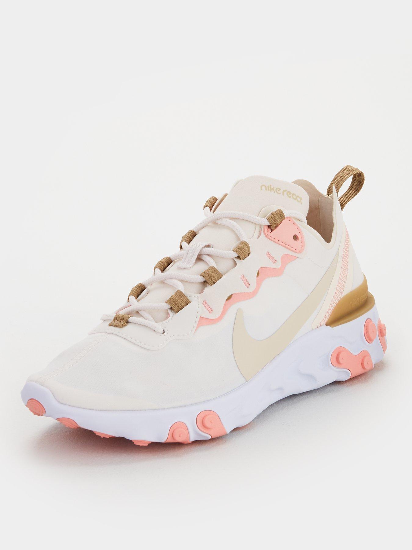 nike react trainers white