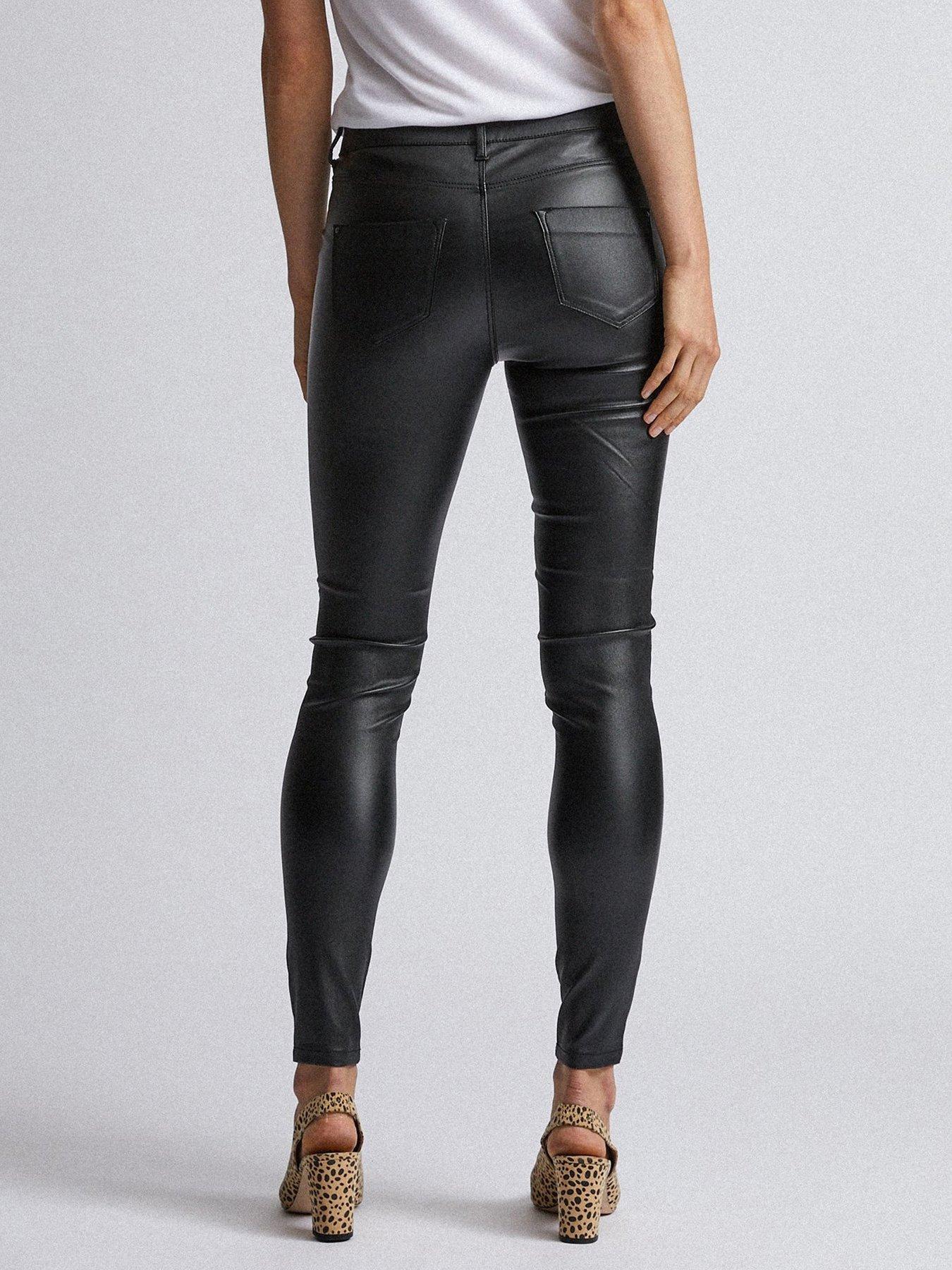 dorothy perkins leather jeans