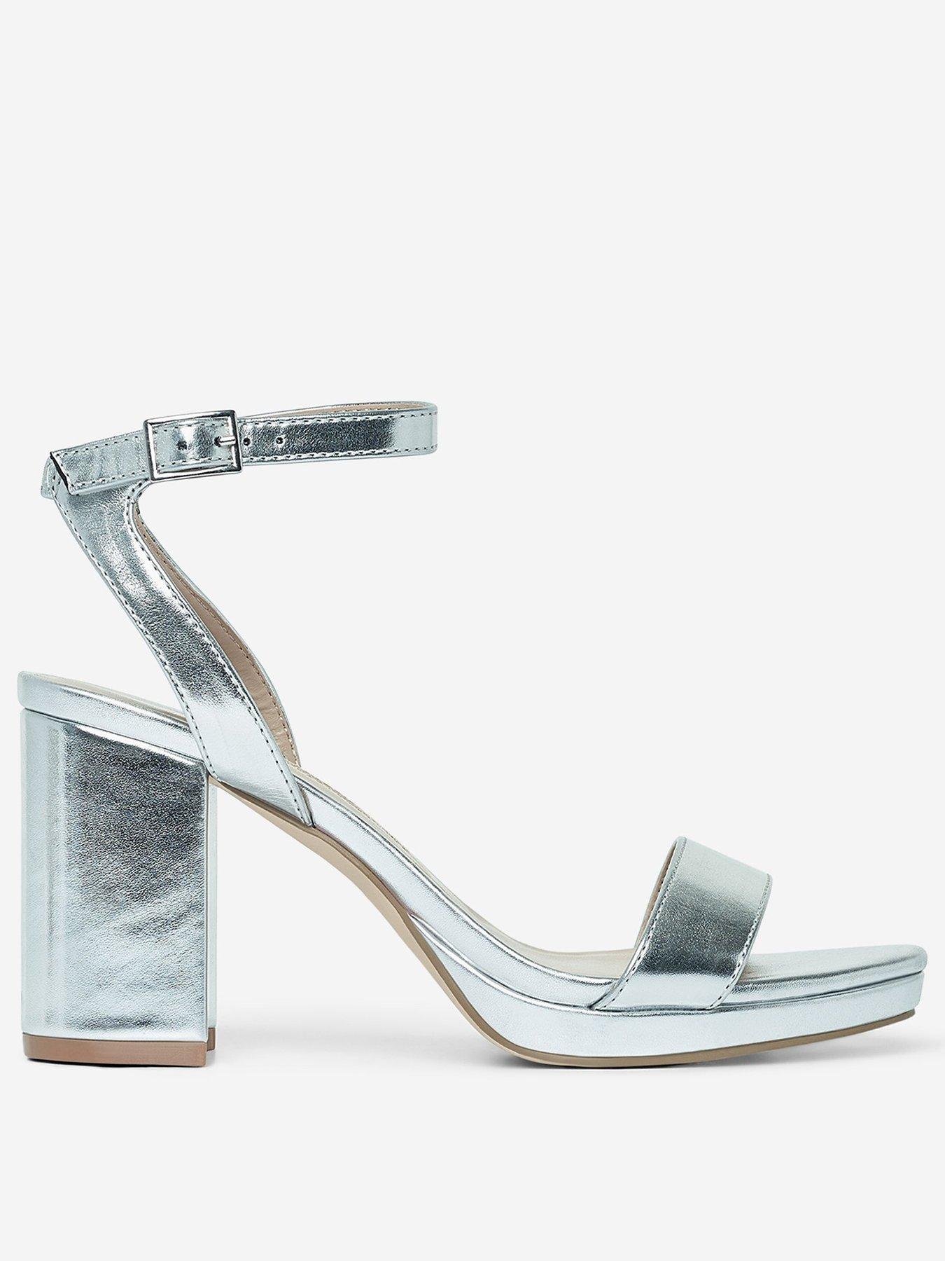 littlewoods silver sandals