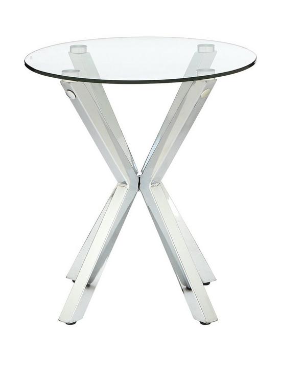 stillFront image of chopstick-glass-and-chrome-lamp-table