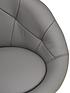  image of odyssey-faux-leather-leisure-chair-grey