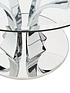  image of alice-glass-and-chrome-coffee-table