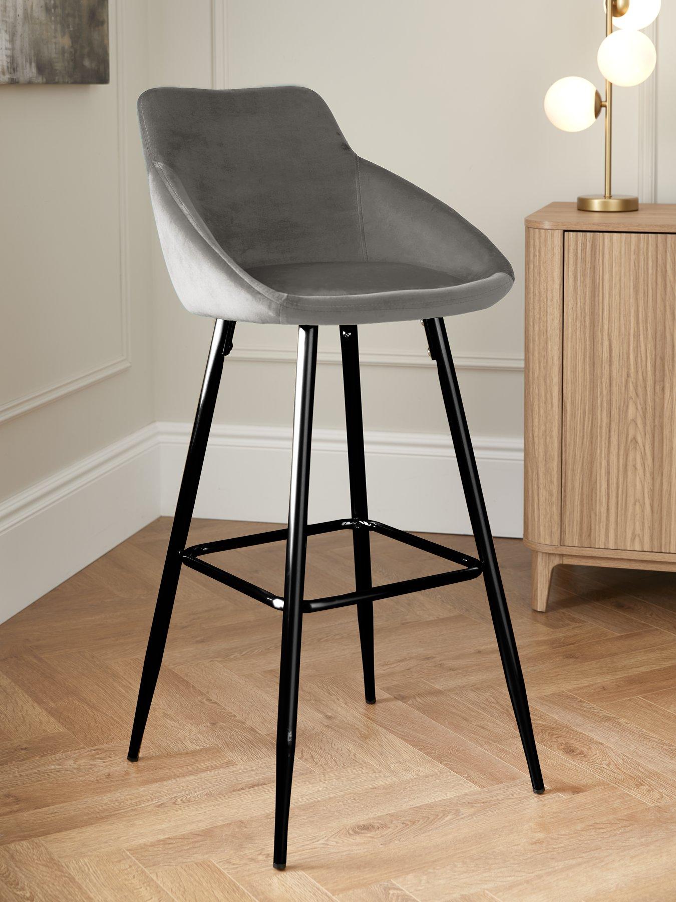 very-home-dahlia-fabric-bar-stool-greyblacknbsp--fscreg-certified