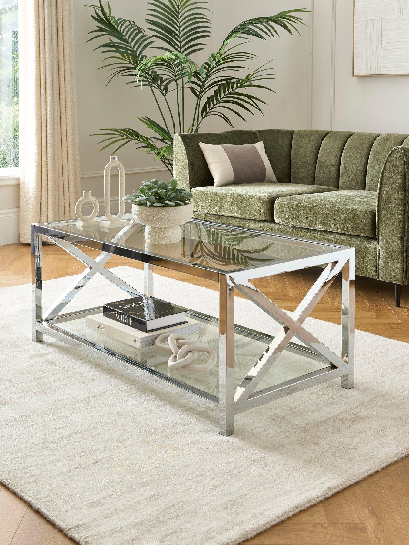 very-home-christie-glass-and-chrome-coffee-table