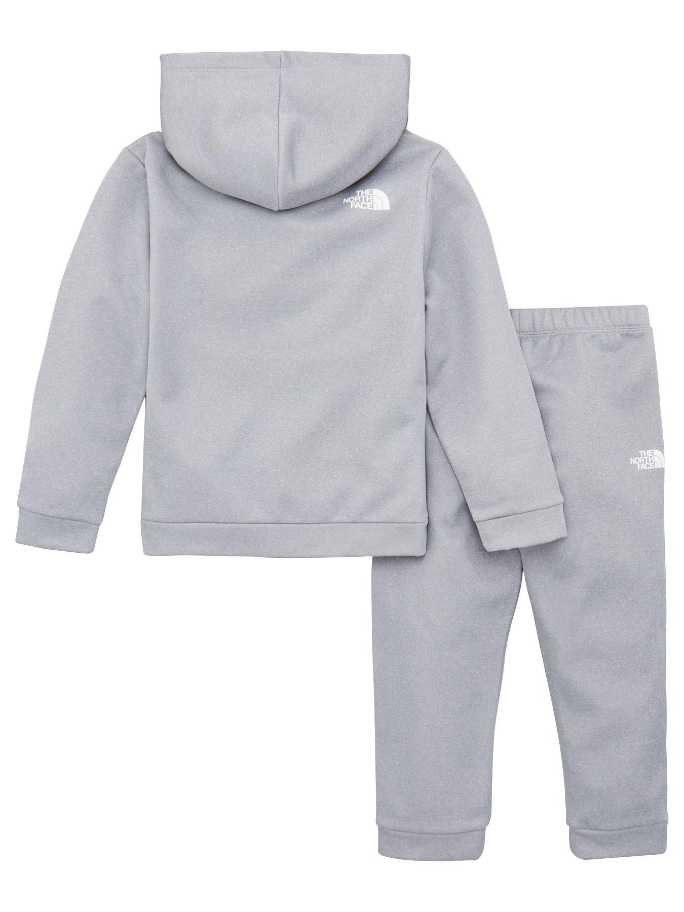 The North Face Toddler Boys Surgent Hooded Tracksuit Grey Heather Littlewoods Com