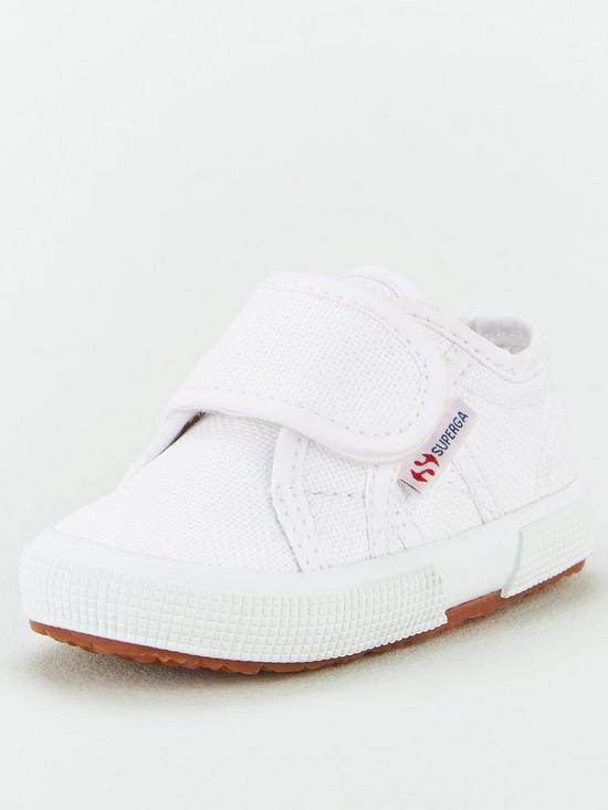 front image of superga-2750-baby-strap-classic-plimsoll-pump