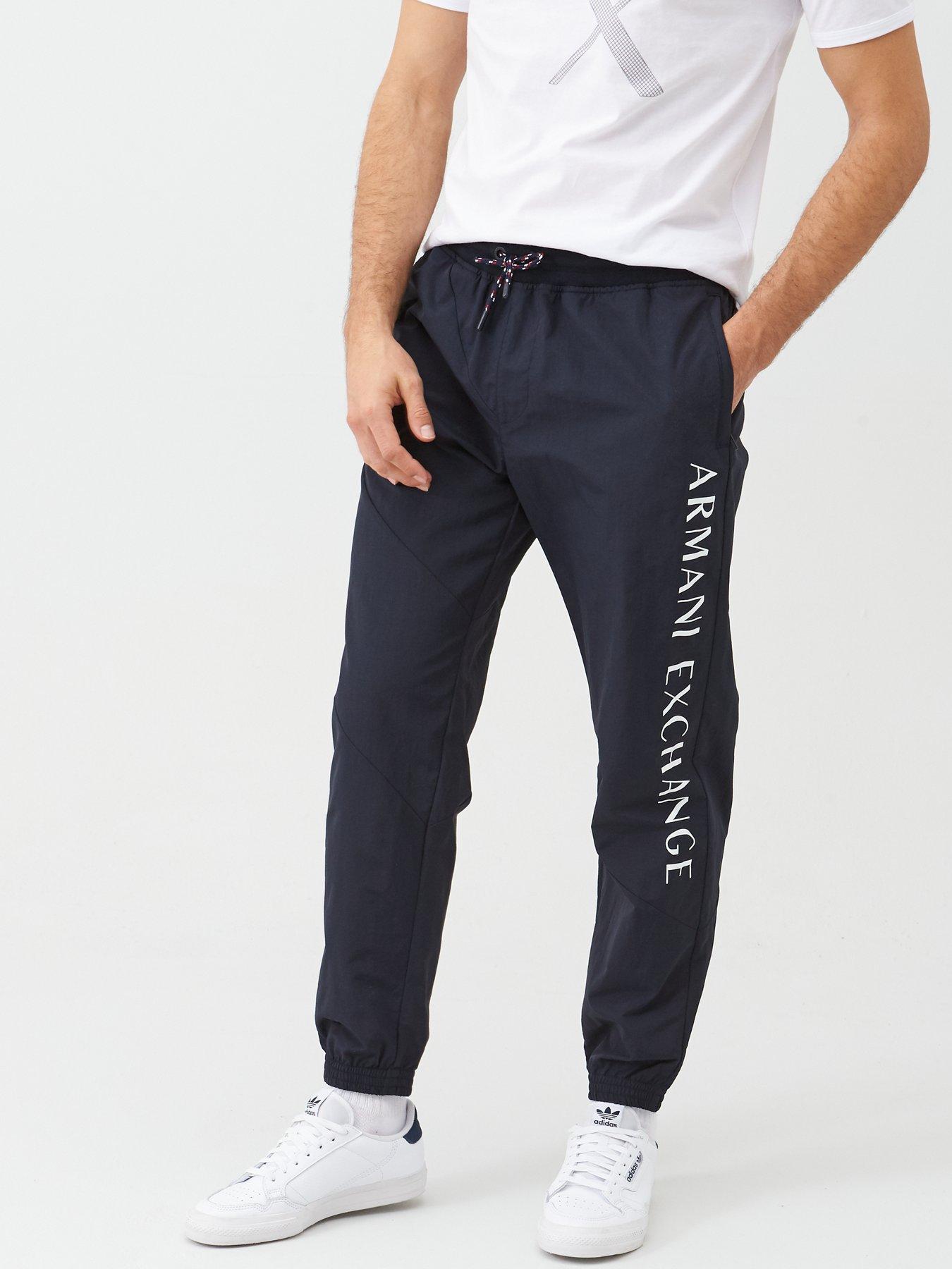 armani tracksuit bottoms mens