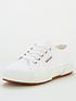  image of superga-childrensnbsp2750-jcot-classic-lace-up-plimsoll-pumps-white