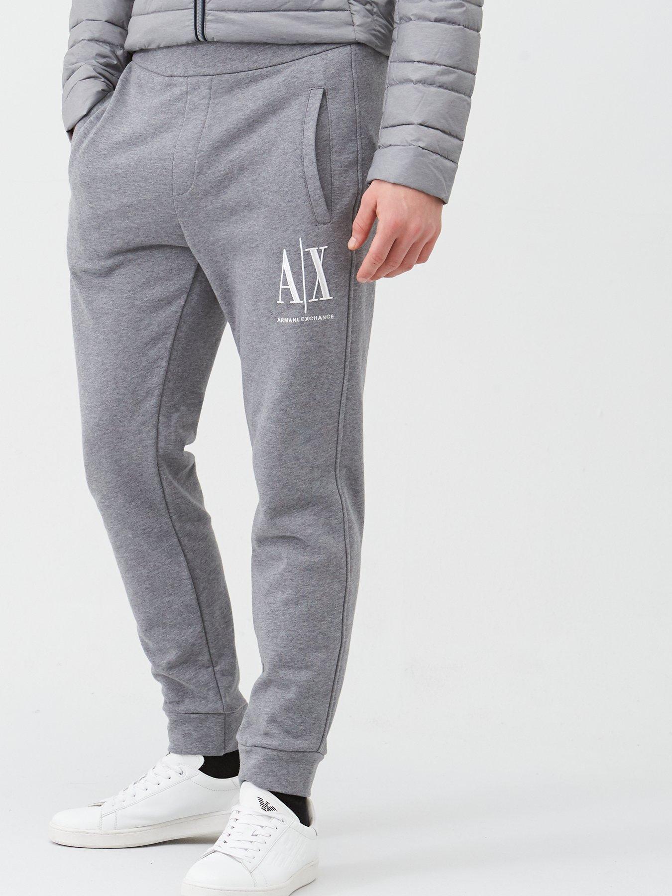 armani joggers grey