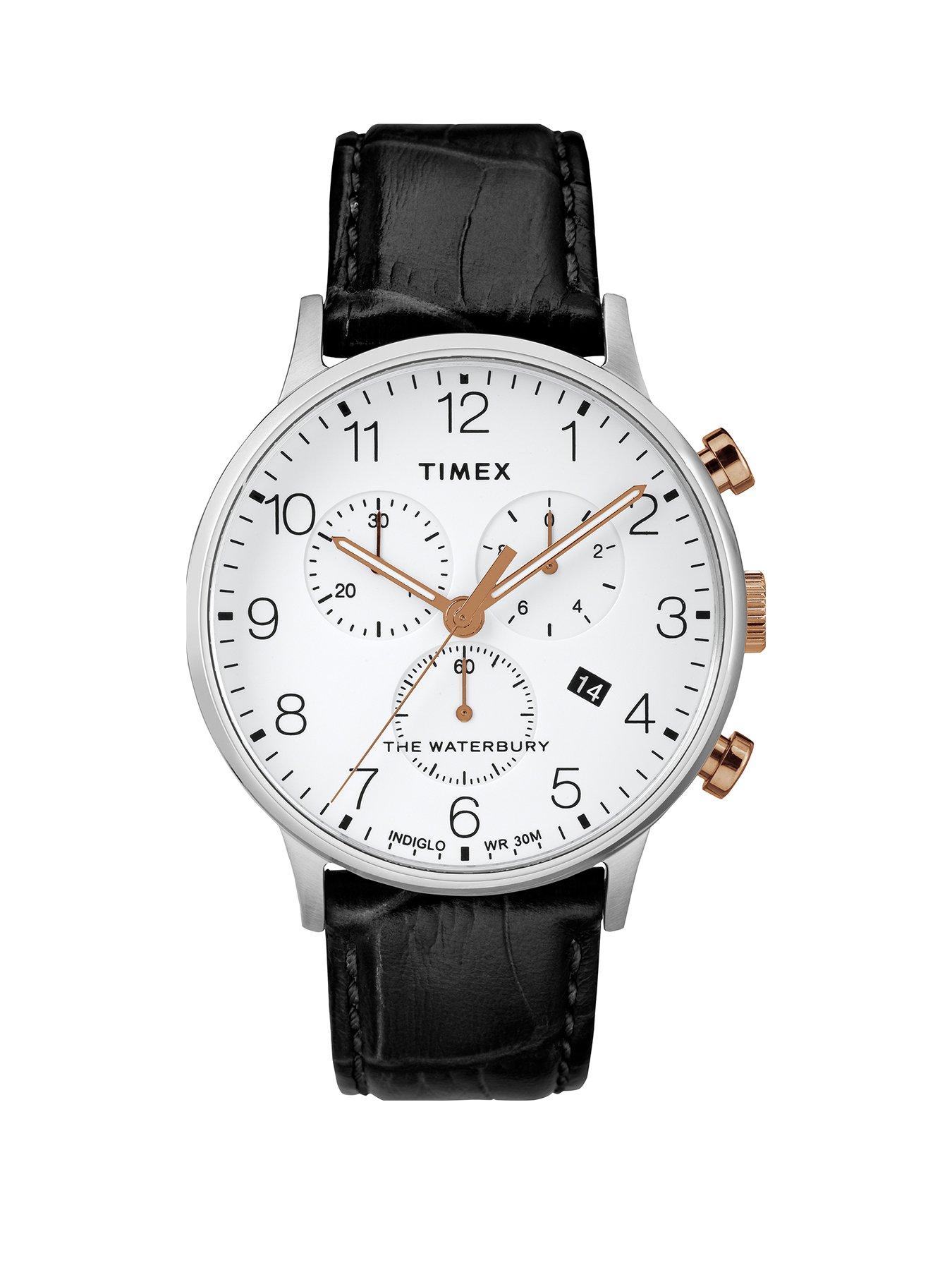 timex waterbury black