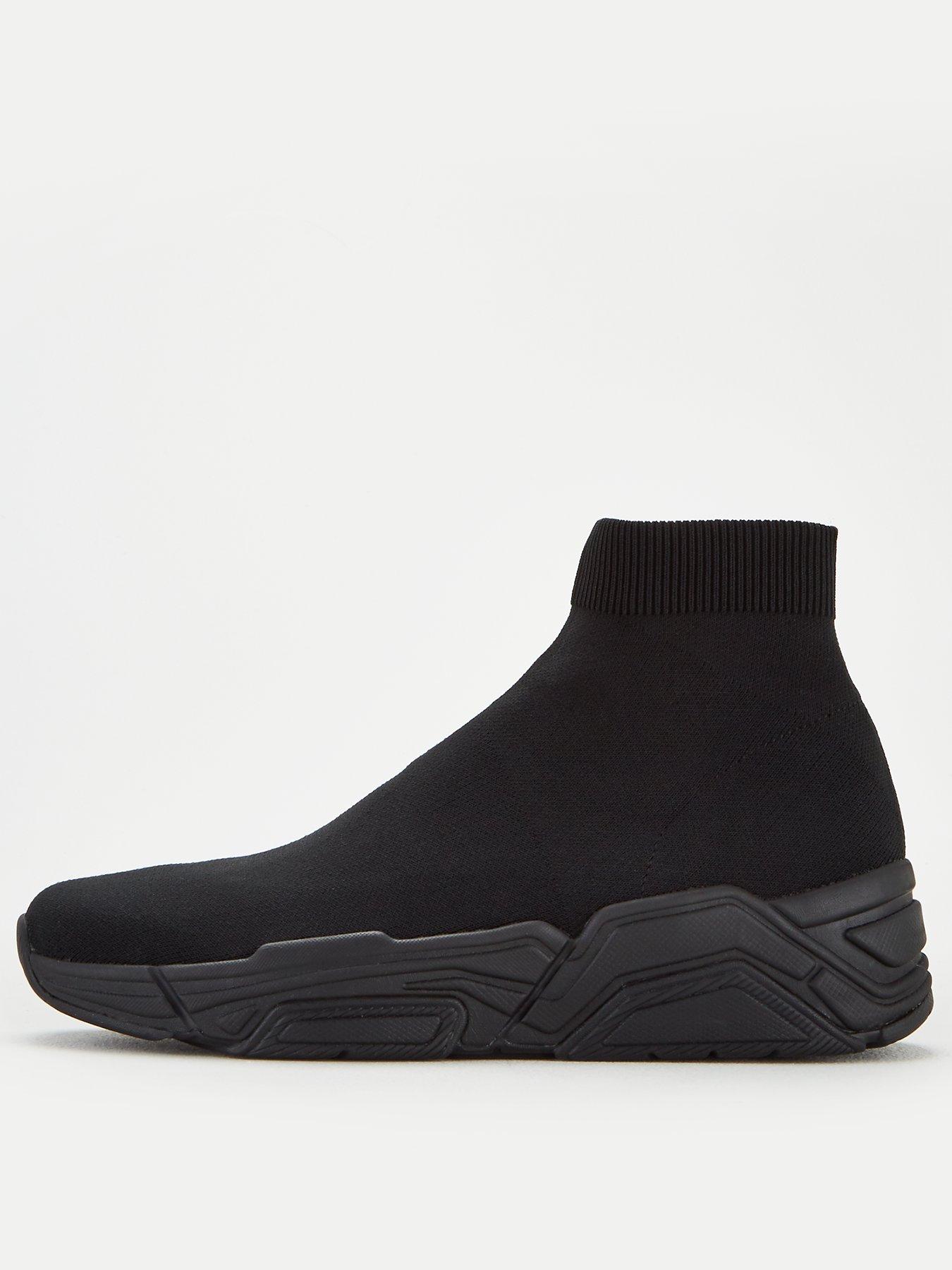 armani exchange high sock sneakers