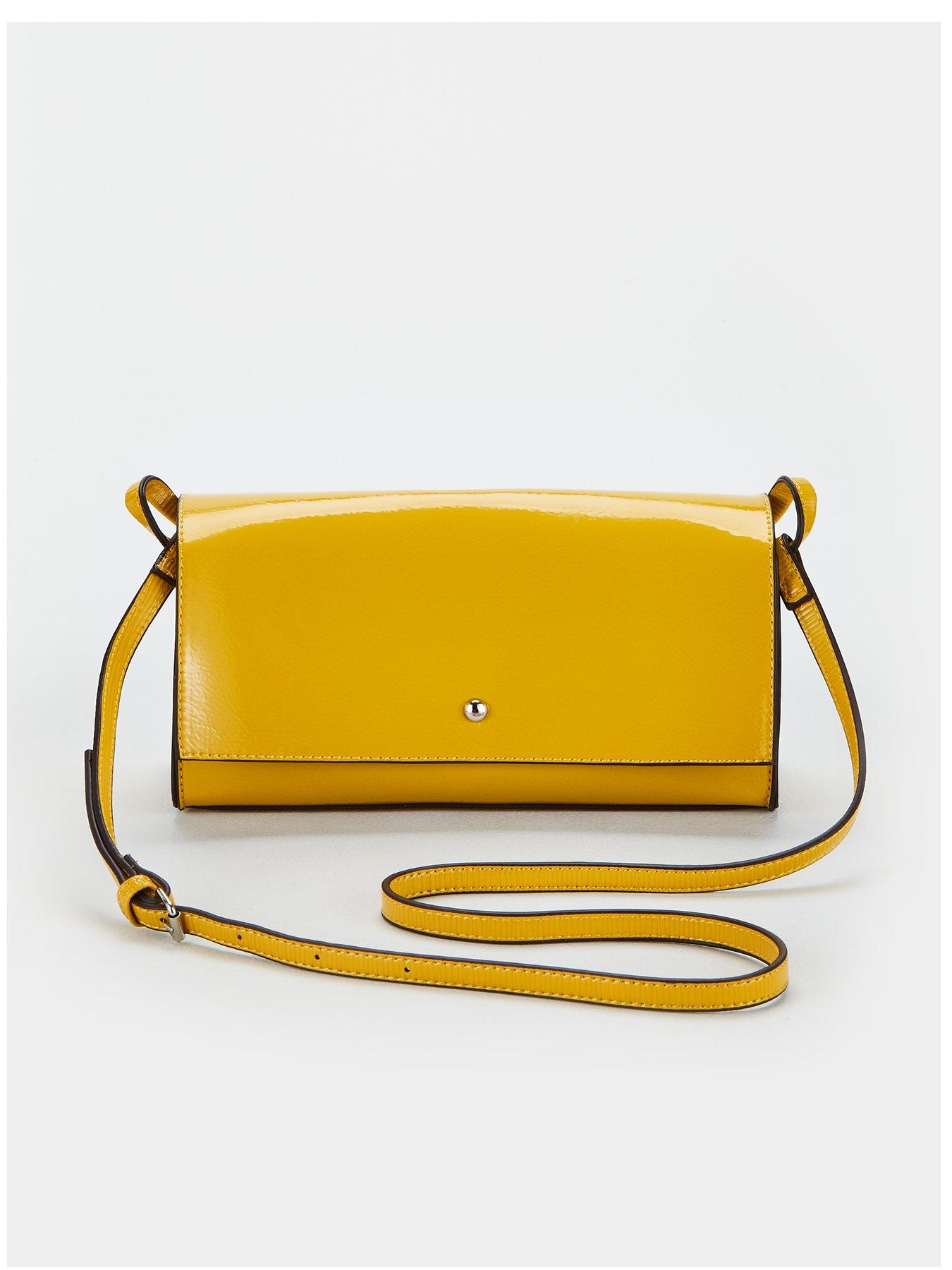 mustard yellow crossbody bag