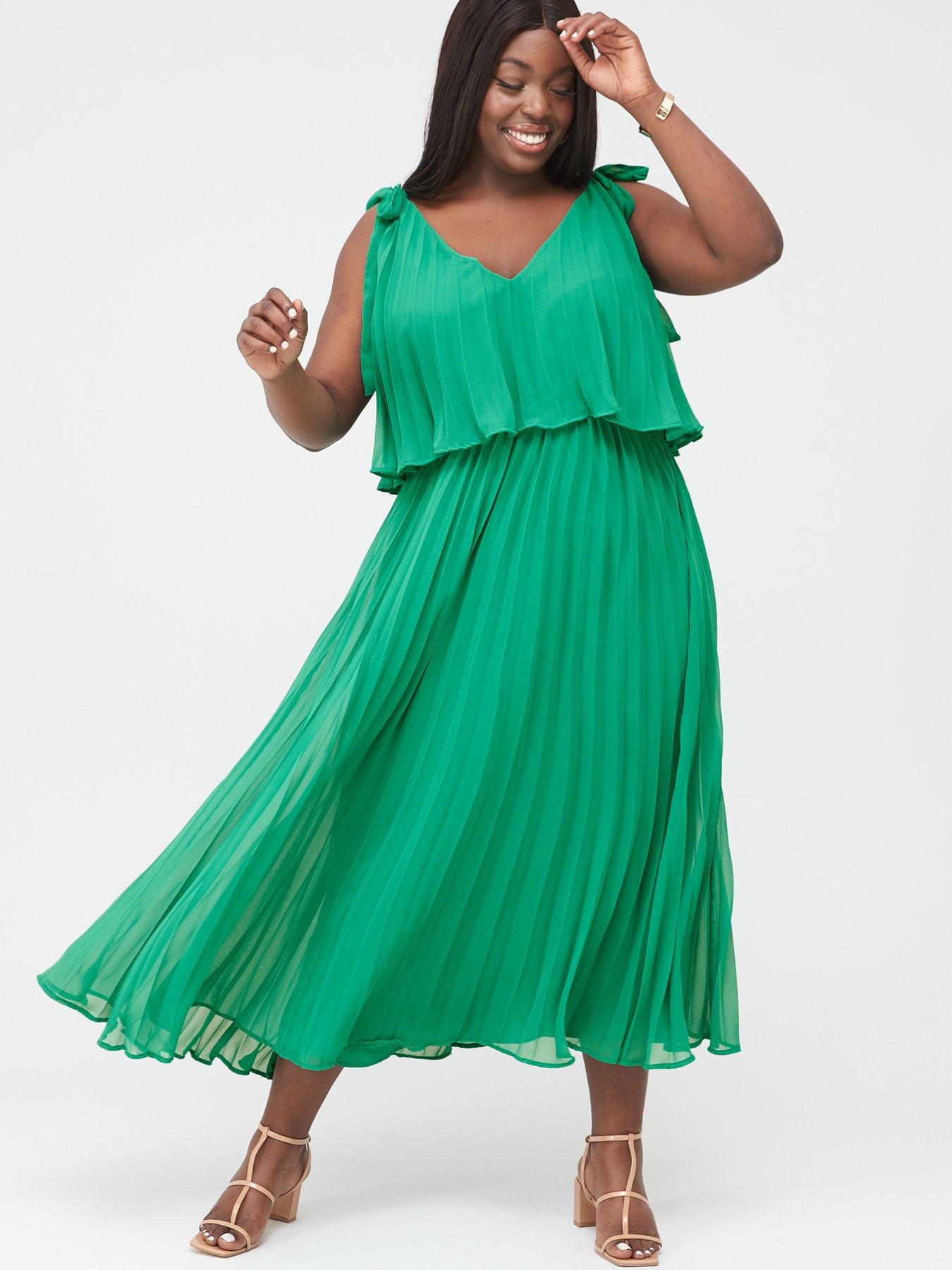 littlewoods green dress