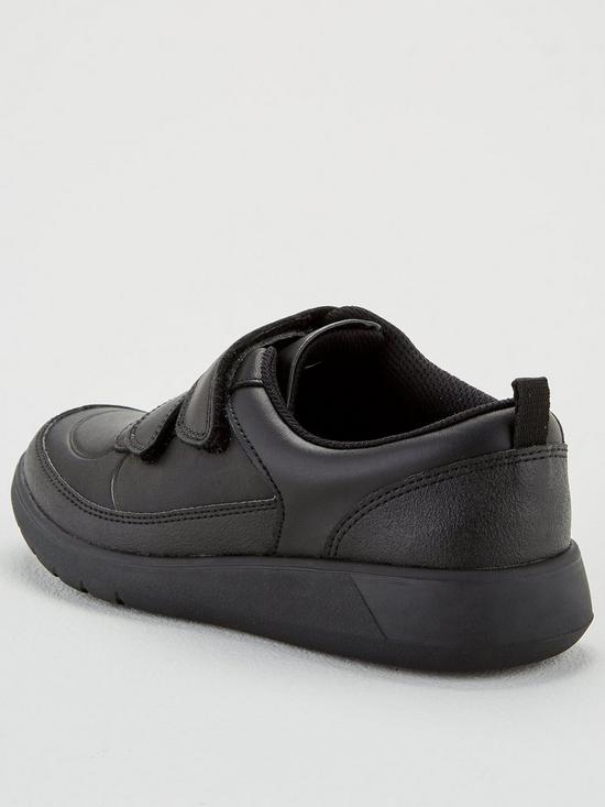 stillFront image of clarks-boys-youth-scape-flare-school-shoes-black-leather