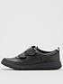  image of clarks-boys-youth-scape-flare-school-shoes-black-leather