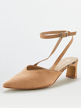 V by Very V By Very Cacey Low Heel Strappy Point Shoe - Tan Picture