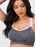  image of pour-moi-energy-underwired-lightly-padded-convertible-sports-bra-greypink