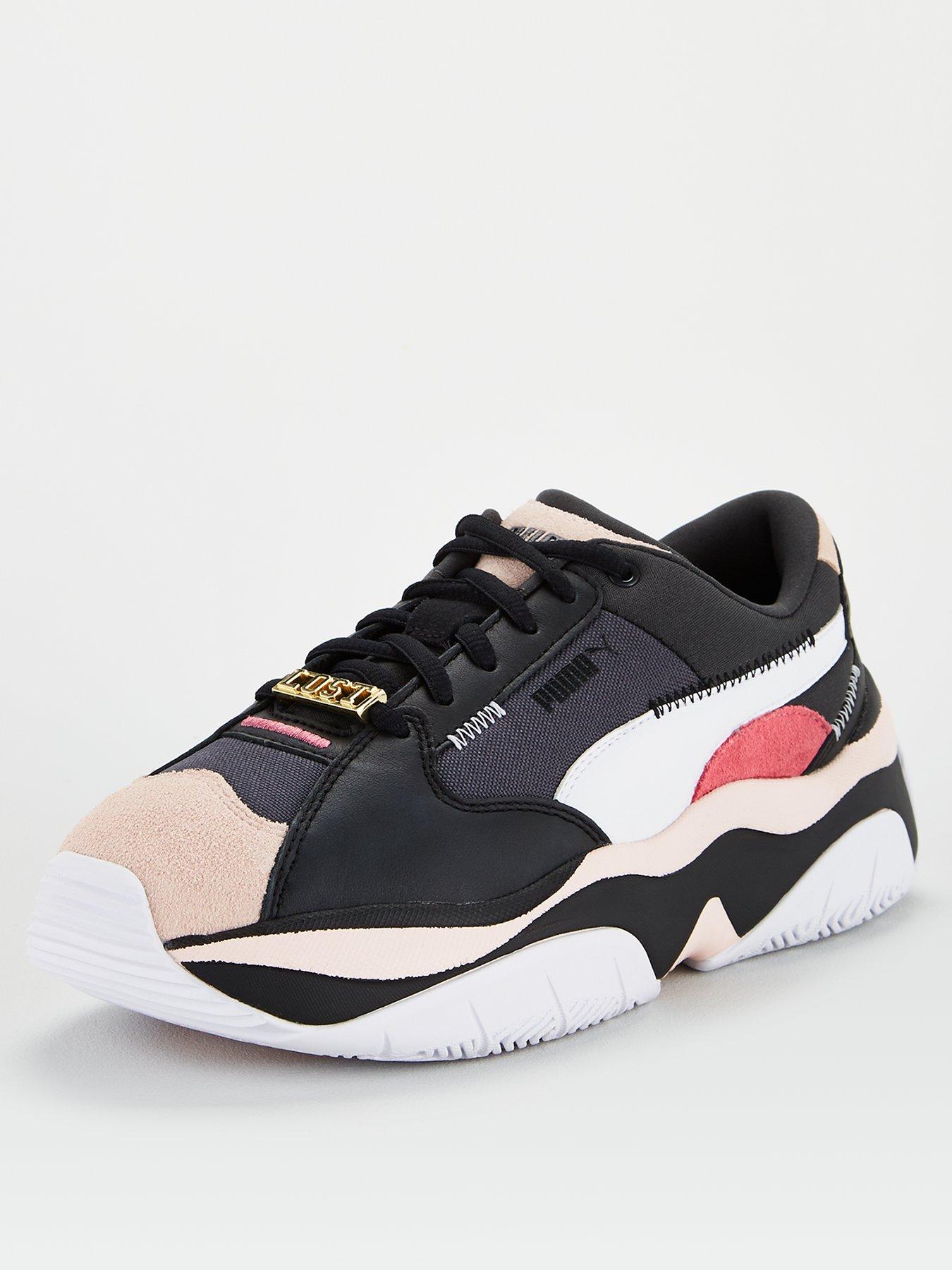 black puma trainers ladies