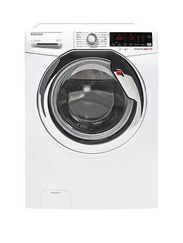 Hoover   Dxoa410C3W 10Kg Load, 1400 Spin Speed Wi-Fi Washing Machine - White With Chrome Door