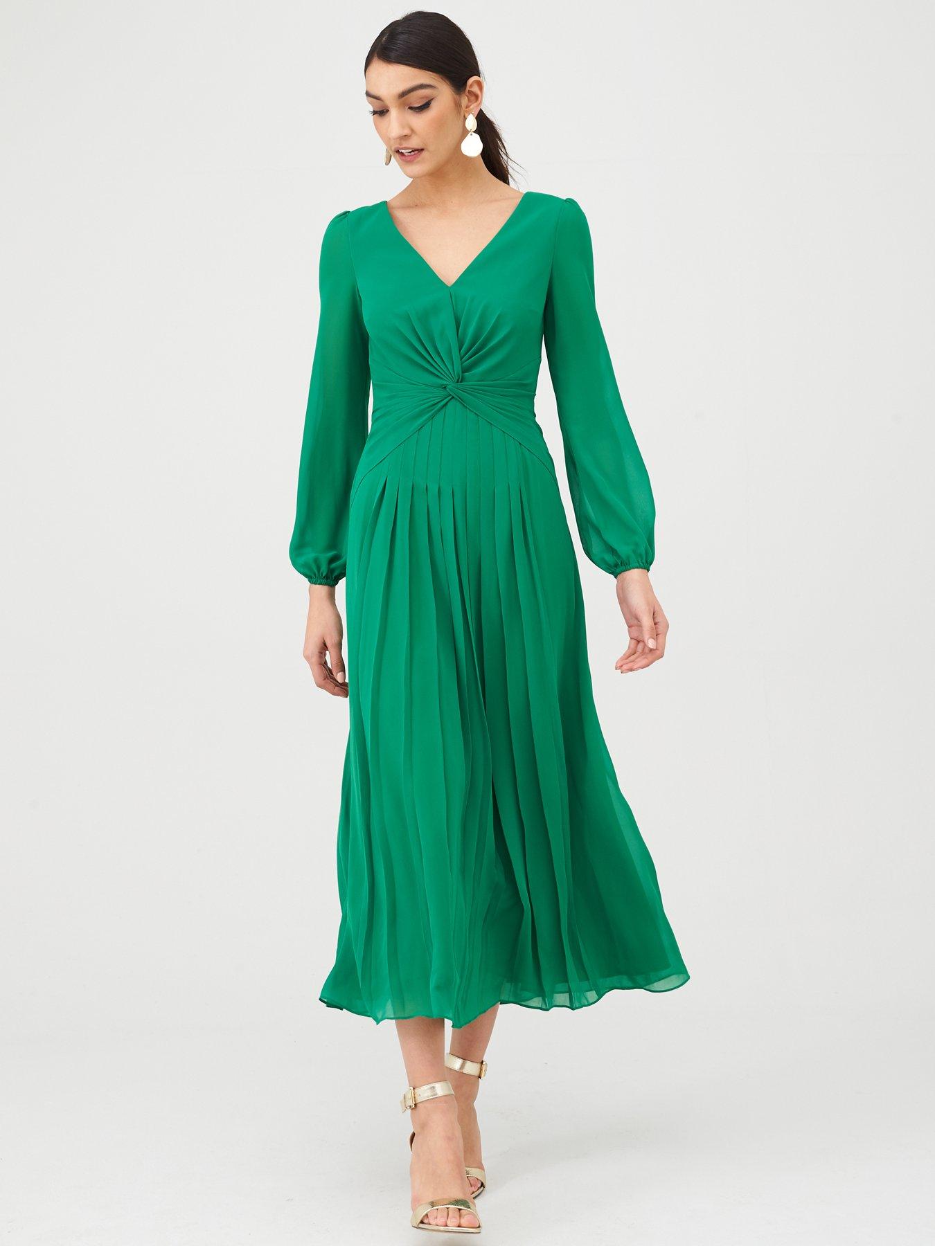 littlewoods green dress