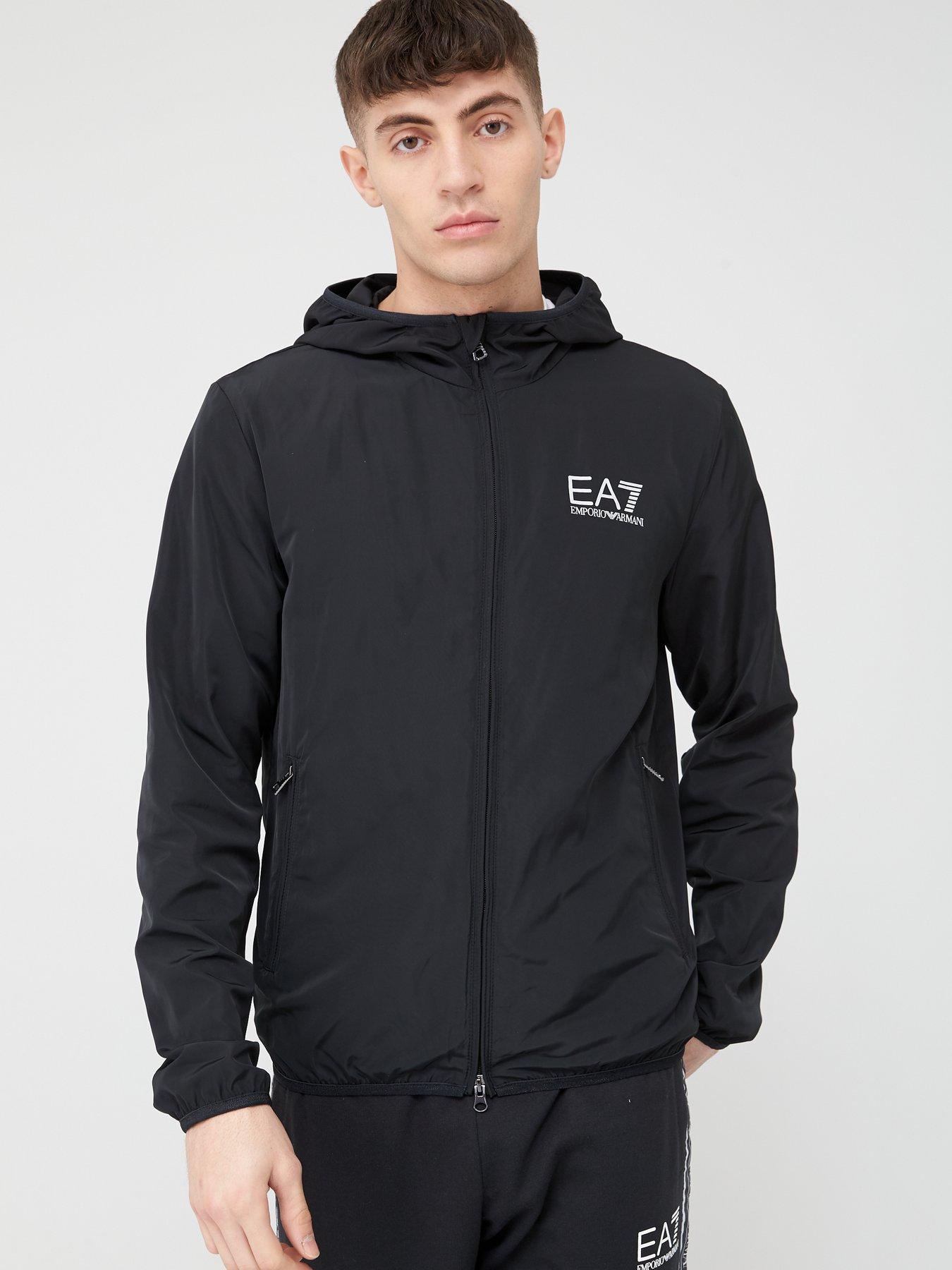 mens black ea7 jacket