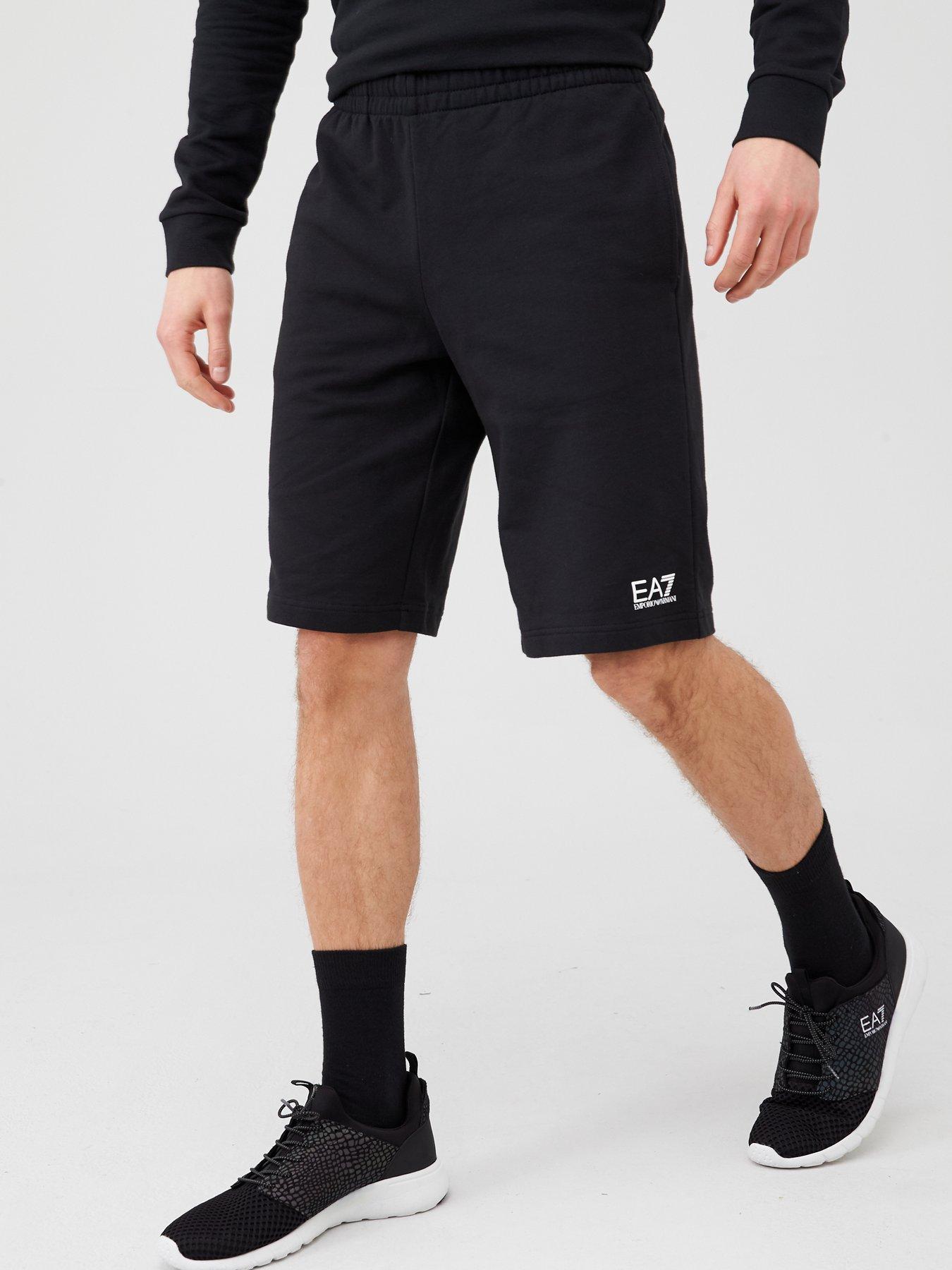 ea7 shorts black