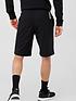  image of ea7-emporio-armani-core-id-logo-jersey-shorts-black
