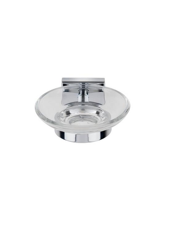 stillFront image of croydex-chester-soap-dish-and-holder