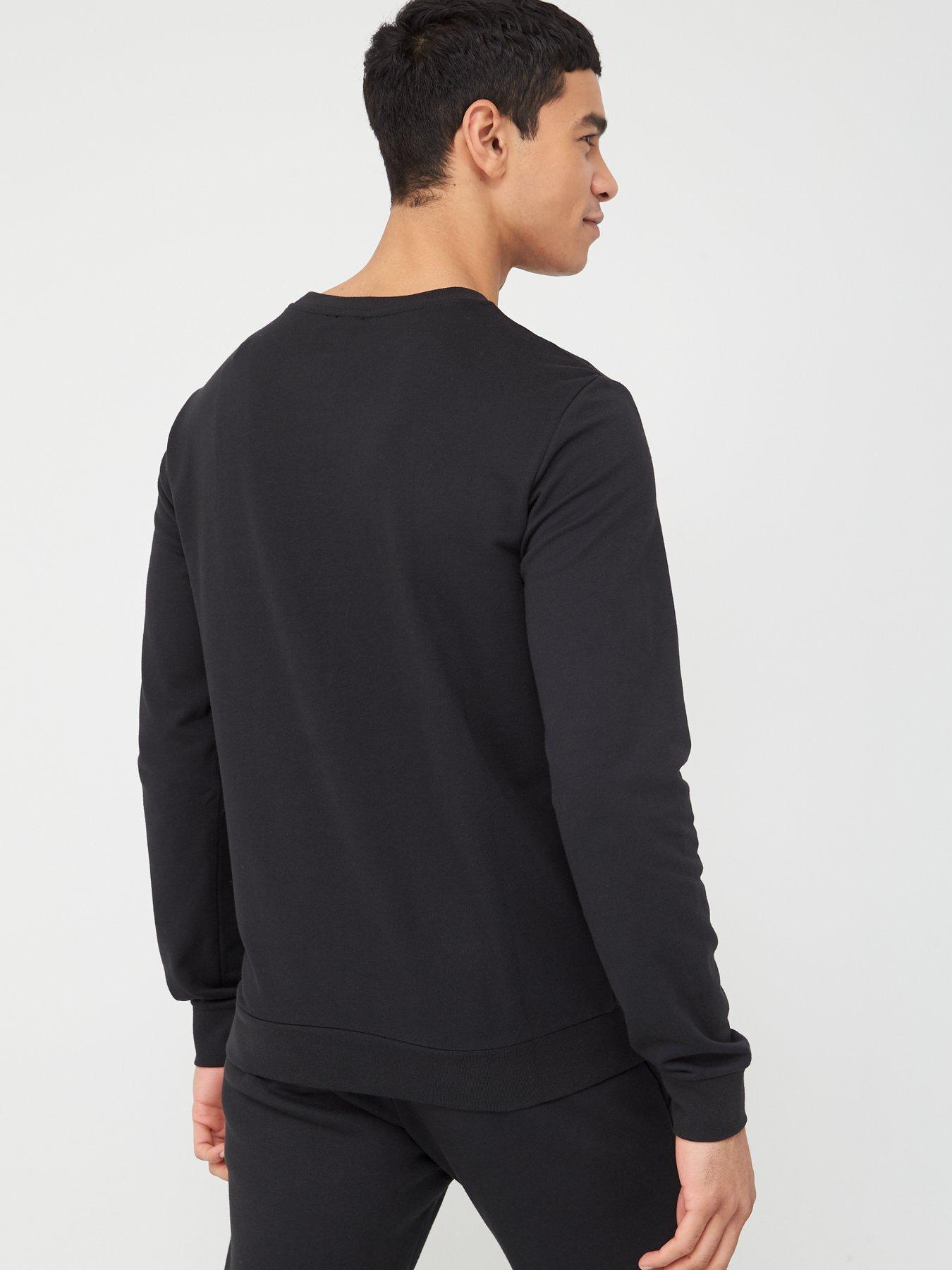 ea7 emporio armani logo hoodie black
