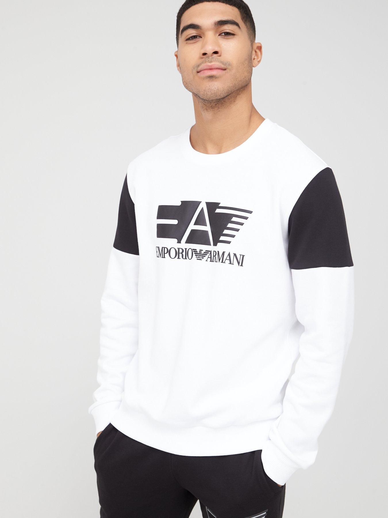 emporio armani sweatshirt white