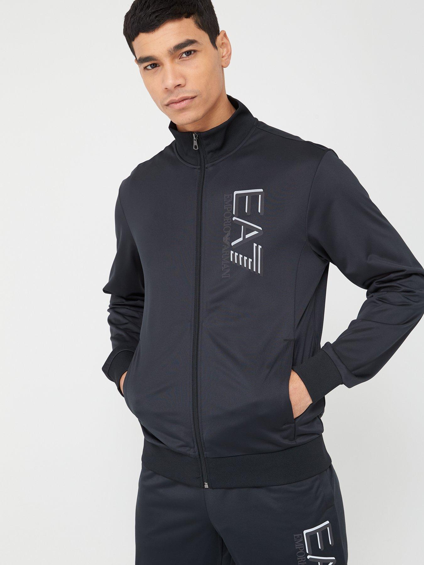 emporio armani tracksuit black