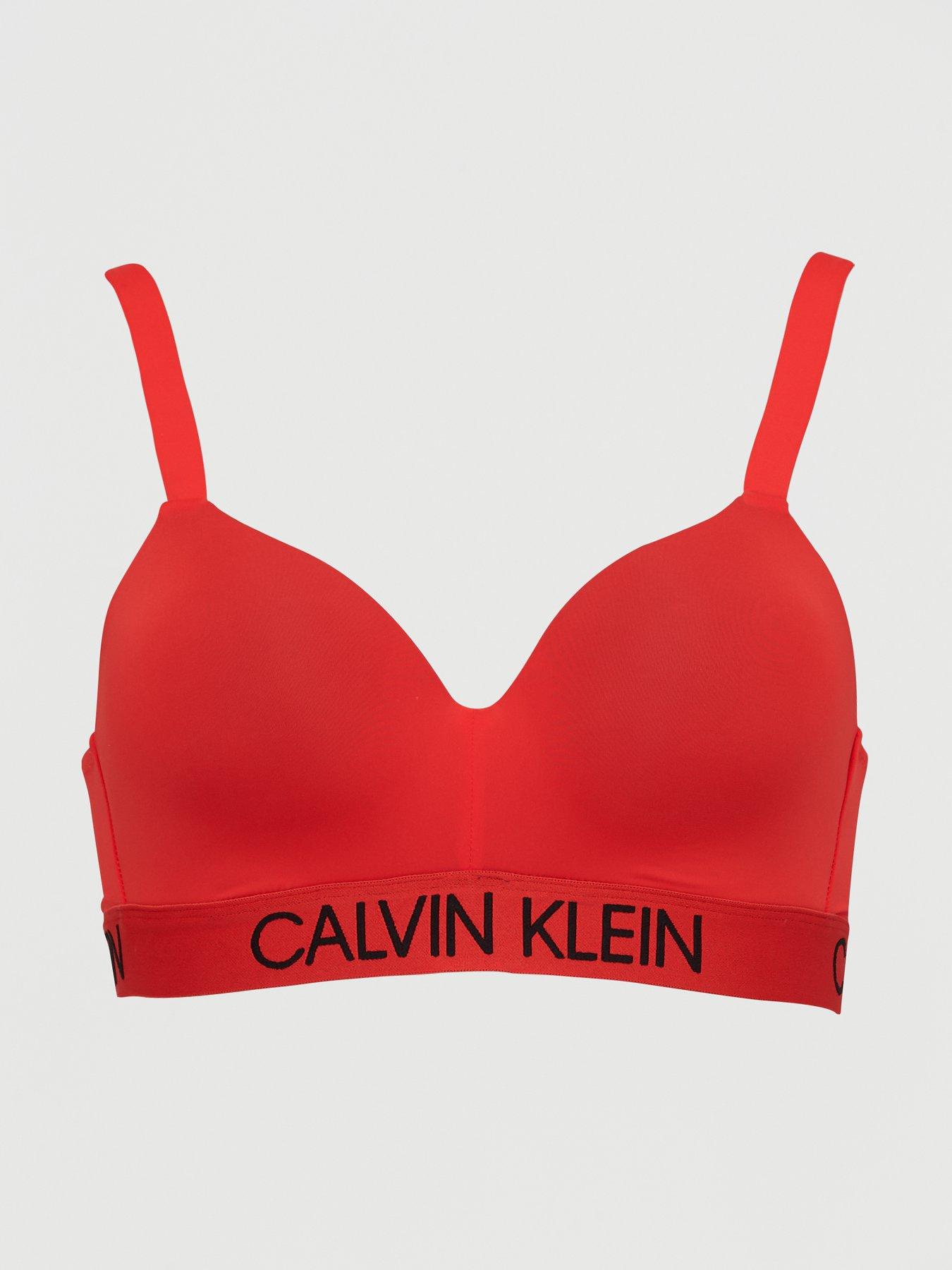 calvin klein red bralette