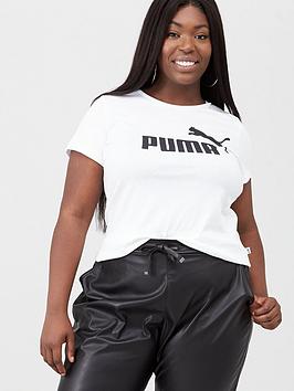 Puma Puma Essentials Logo Tee Plus - White Picture