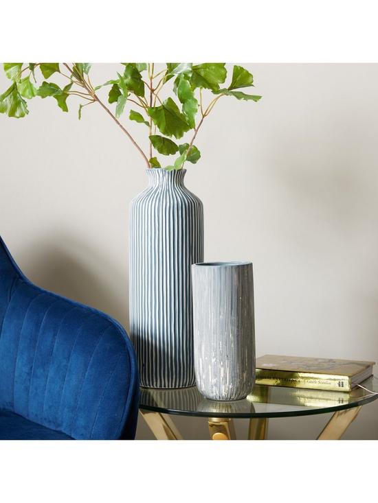 stillFront image of very-home-set-of-2-striped-vases