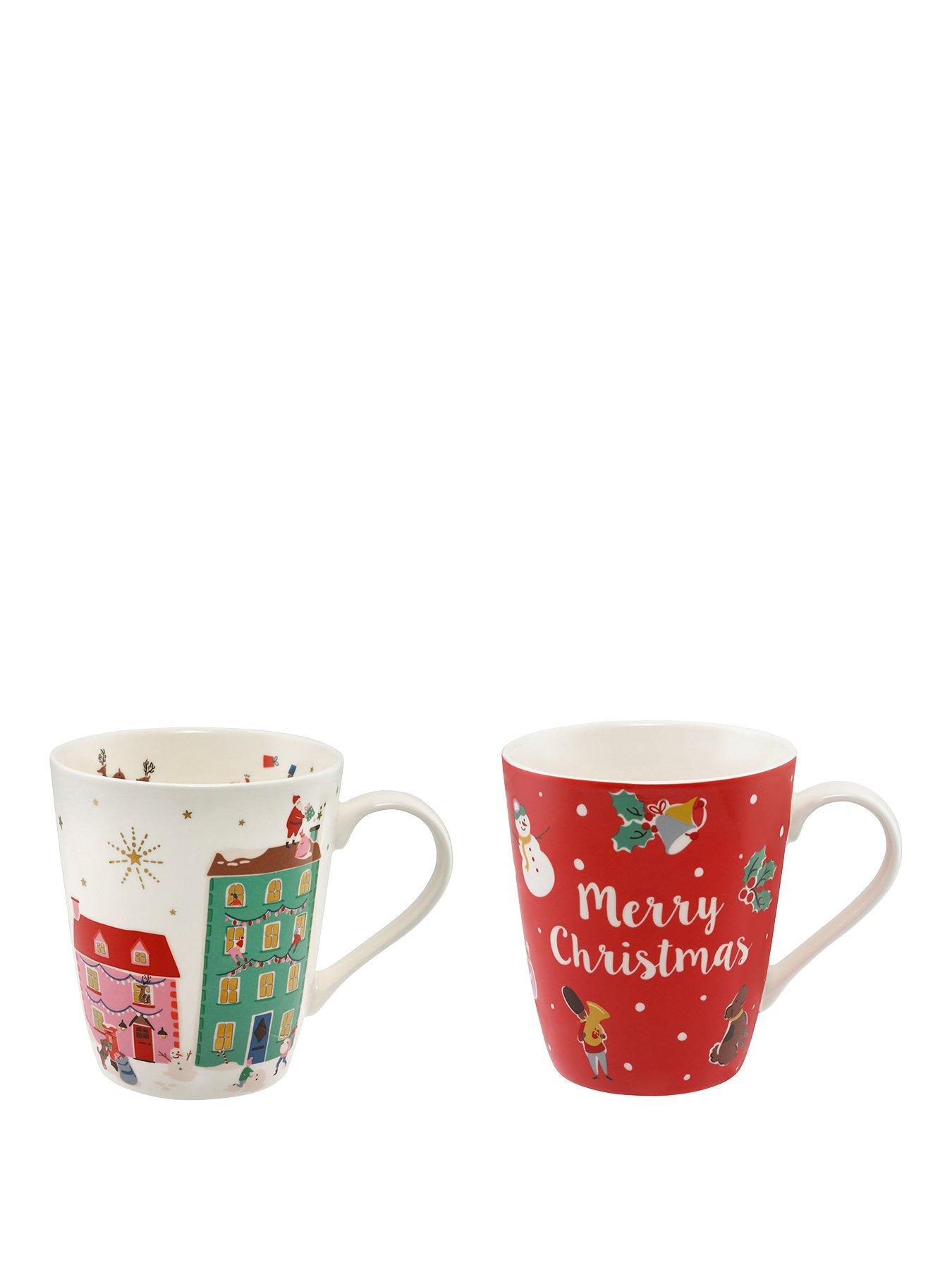 Cath Kidston Cath Kidston Merry Christmas 2pack Stanley Mugs In A