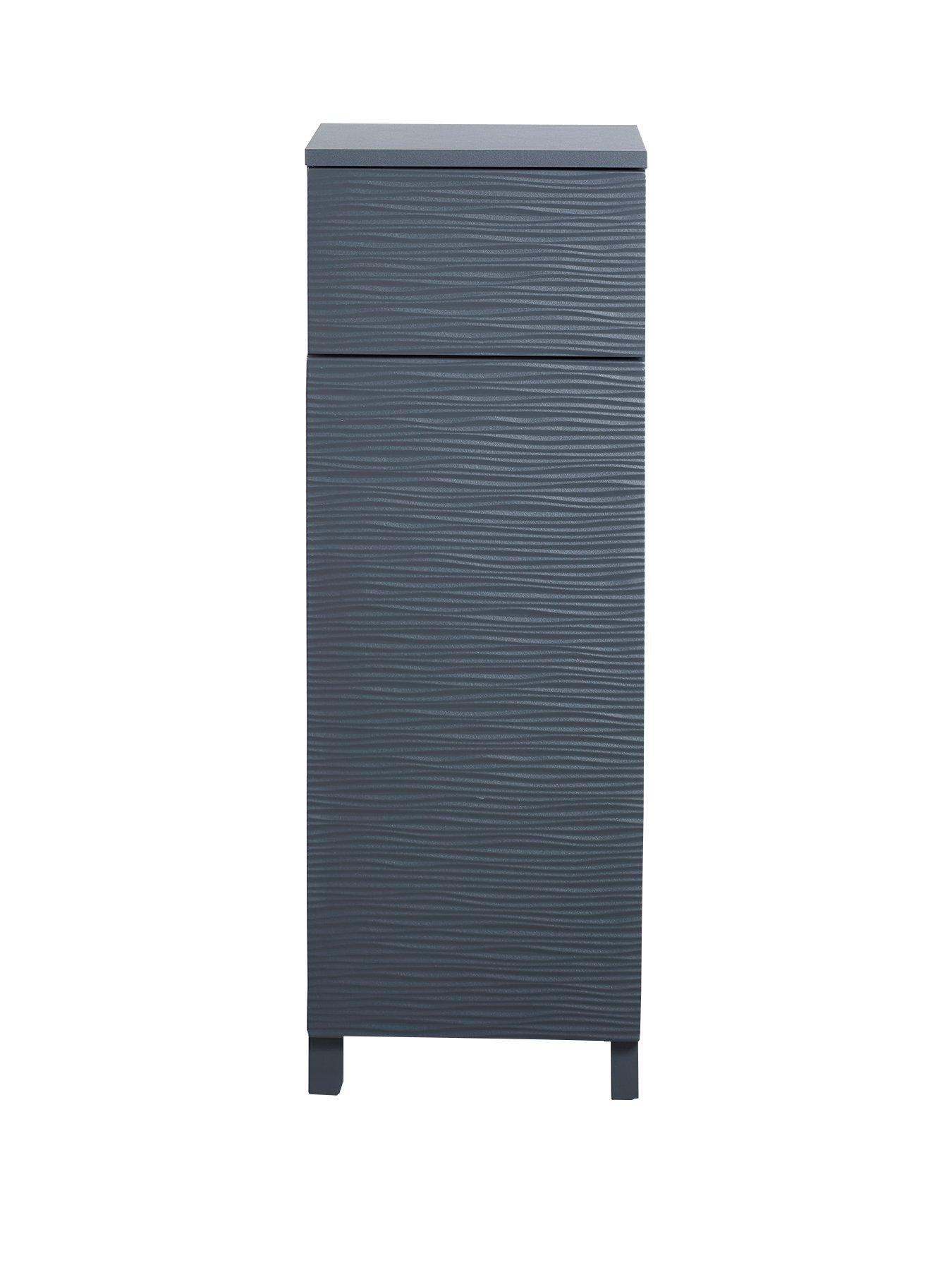 lloyd-pascal-wave-single-bathroom-console-unit-grey