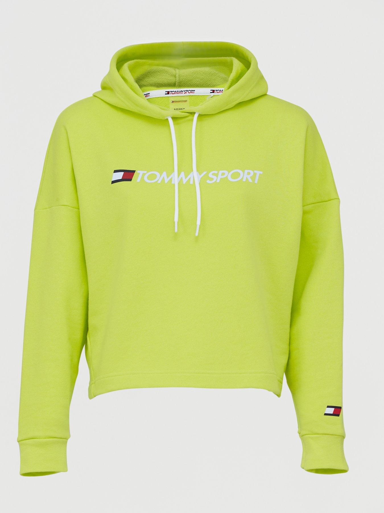 yellow tommy hilfiger hoodie women's